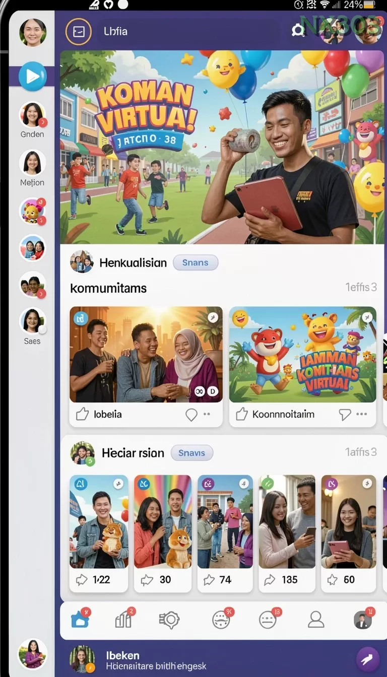 Cuplikan layar MEME4D — pengaturan akun